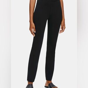 Eileen Fisher System Stretch Ponte Slim Pant Size XS Black